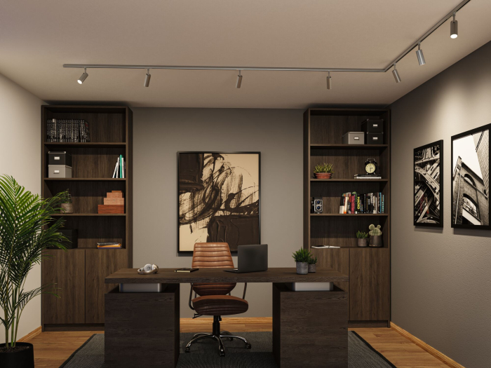 Spot URail Tubo, 300lm, 4W, 2700 - 4000K, flux luminos variabil în 3 pași, 230V, crom mat [6]