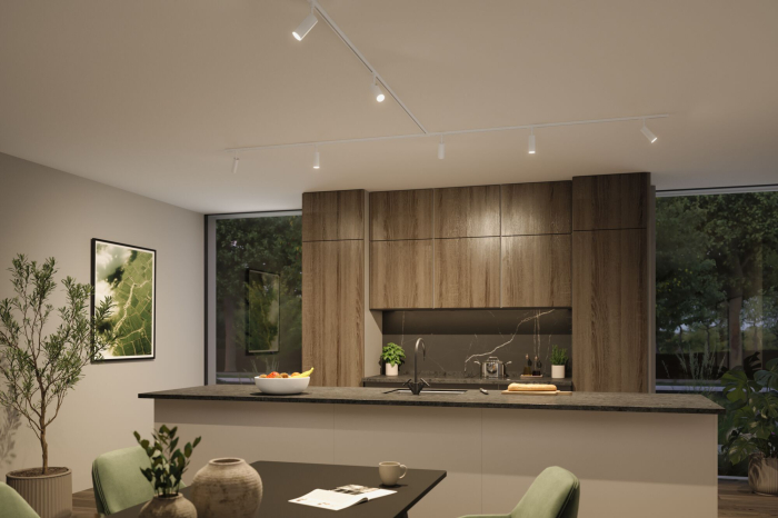 Spot URail Tubo, 320lm, 4W, 2700 - 4000K, flux luminos variabil în 3 pași, 230V, alb Signal [5]