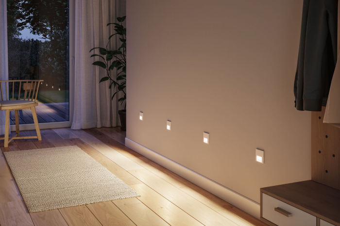 Spot vertical LED Tsaro, 80x36mm, 1W, 80lm, 230V, 2700K, alb mat, Follower [3]