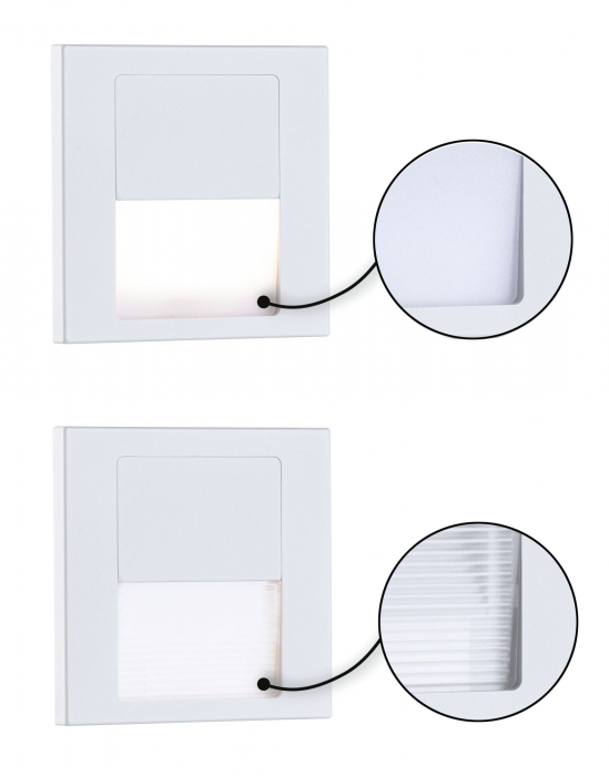 Spot vertical LED Tsaro, 80x36mm, 1W, 80lm, 230V, 2700K, alb mat, Follower [12]