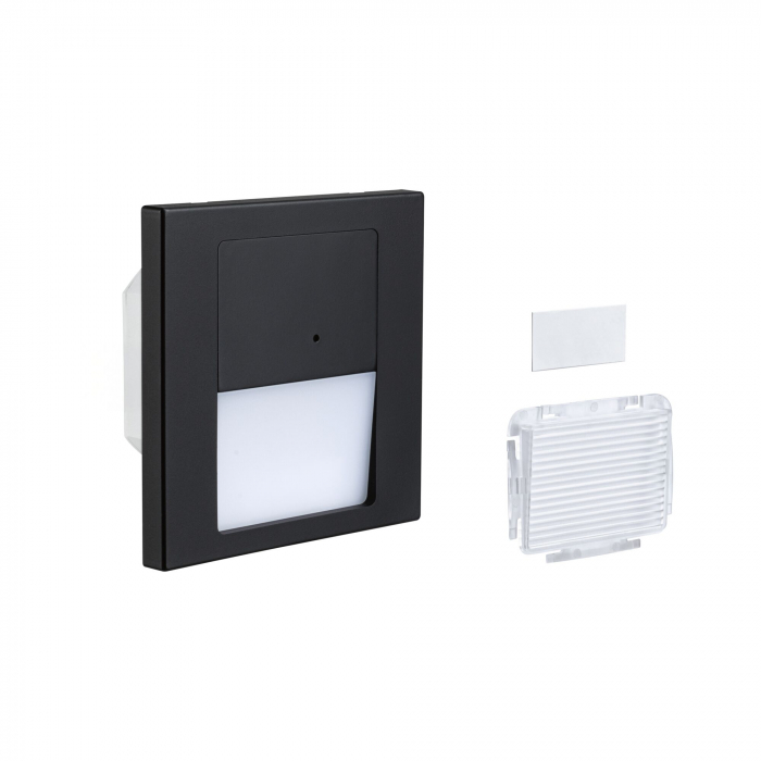 Spot vertical LED Tsaro, 80x36mm, 1W, 80lm, 230V, 2700K, negru mat, Leader [6]