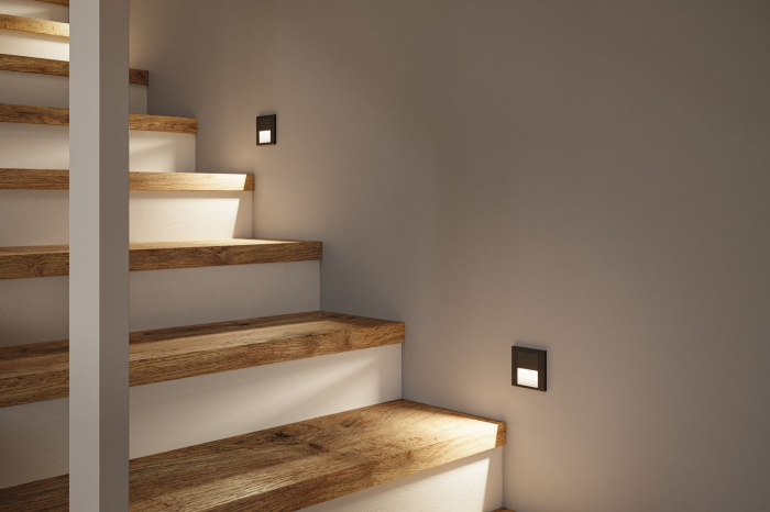 Spot vertical LED Tsaro, 80x36mm, 1W, 80lm, 230V, 2700K, negru mat, Leader [5]