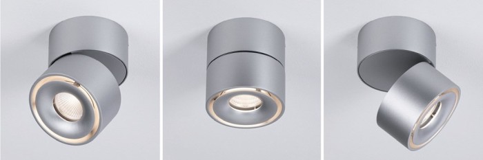 Spot aplicat Spircle 8W 3000K 230/40V crom mat [5]
