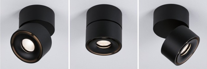 Spot aplicat Spircle 8W 3000K 230/40V negru [5]