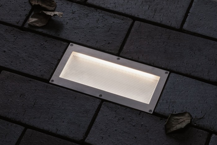 Spot de pardoseală Brick, 230V IP68, 200x100mm, sticlă-inox-plastic [4]