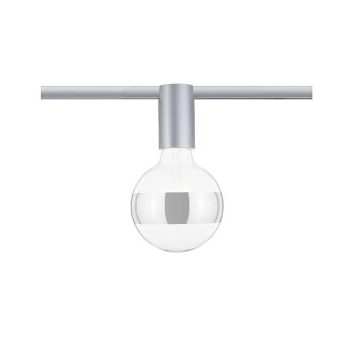 Spot de tavan pentru șină URail max20W, E27, crom mat, 230V, metal [5]