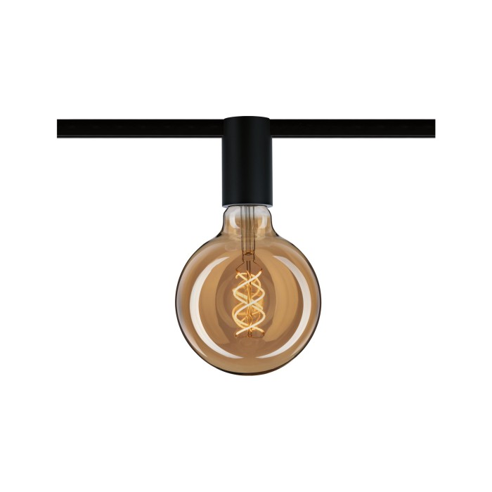 Spot de tavan pentru șină URail max20W, E27, negru mat, 230V, metal [4]