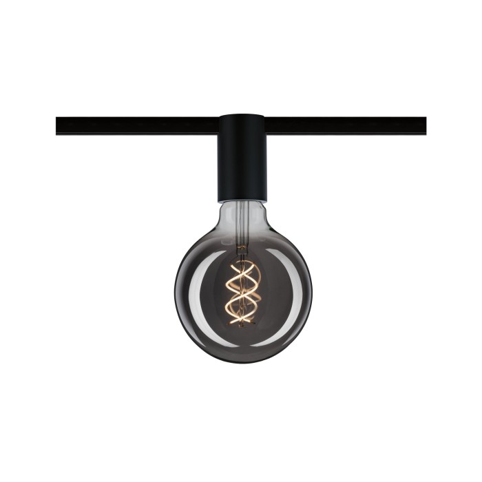 Spot de tavan pentru șină URail max20W, E27, negru mat, 230V, metal [5]