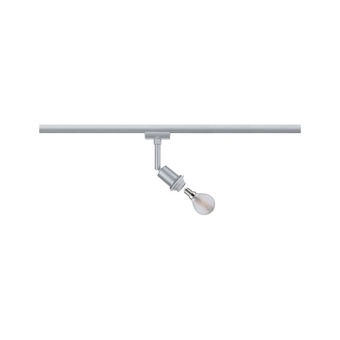 Spot pentru șină Urail, Deco max20W E14 crom mat [2]