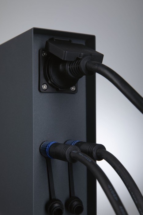 Stâlp RIO Plug & Shine IP44 cu două mufe si o priză, putere maximă pe mufe de 75W [8]