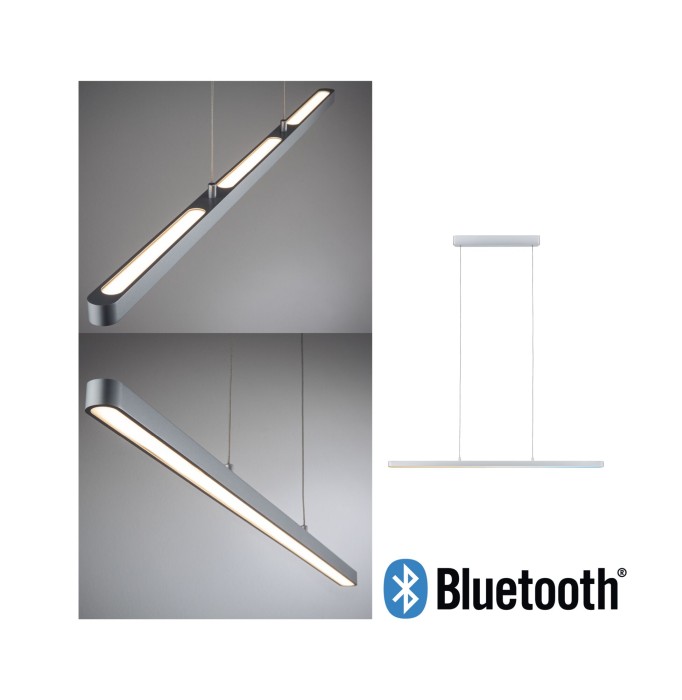 Suspensie LED Lento, 2700-6500K, 43W, crom mat, Bluetooth, cu temperatură de culoare variabilă [4]