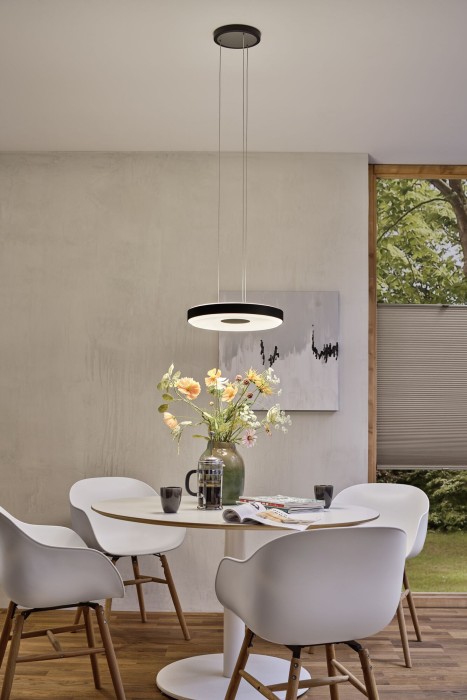 Suspensie Pane II, 22W, negru-gri, cu flux luminos variabil în 3 pași [6]