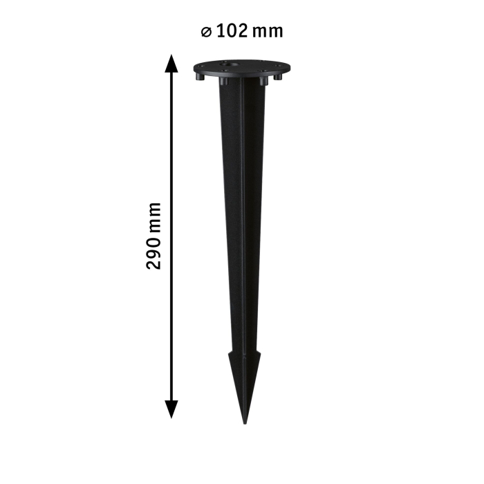 Țăruș pentru bolard ModuShine, IP44, 290mm, antracit [2]