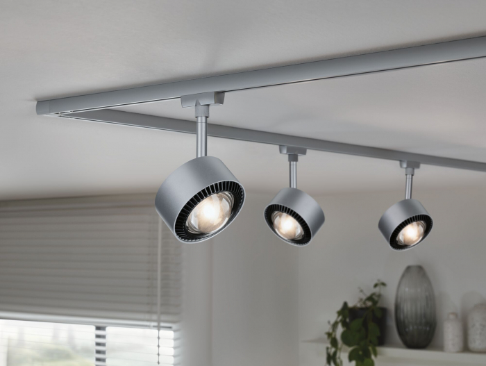 URail LED Rail spot Aldan Individual Spot  500lm 8W White Switch  230V Black matt [5]
