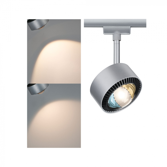 URail LED Rail spot Aldan Individual Spot  500lm 8W White Switch  230V Black matt [2]