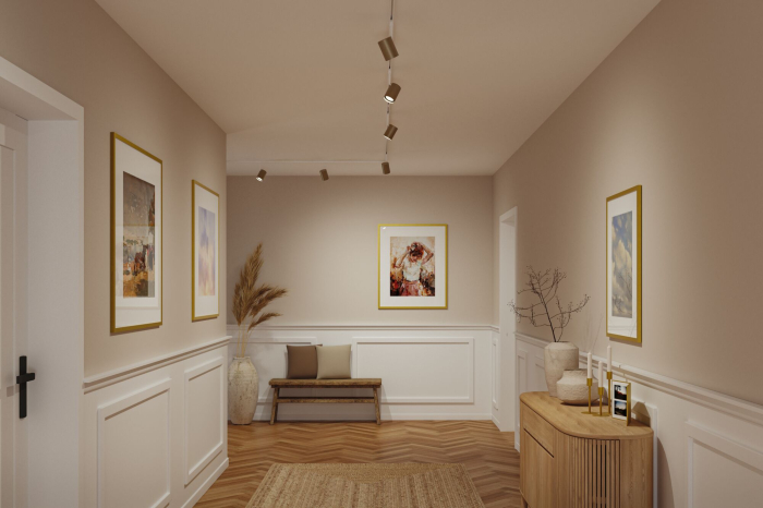 Spot Urail Luxe GU10, max. 10W, plastic, 230V, auriu mat-alb Signal [3]