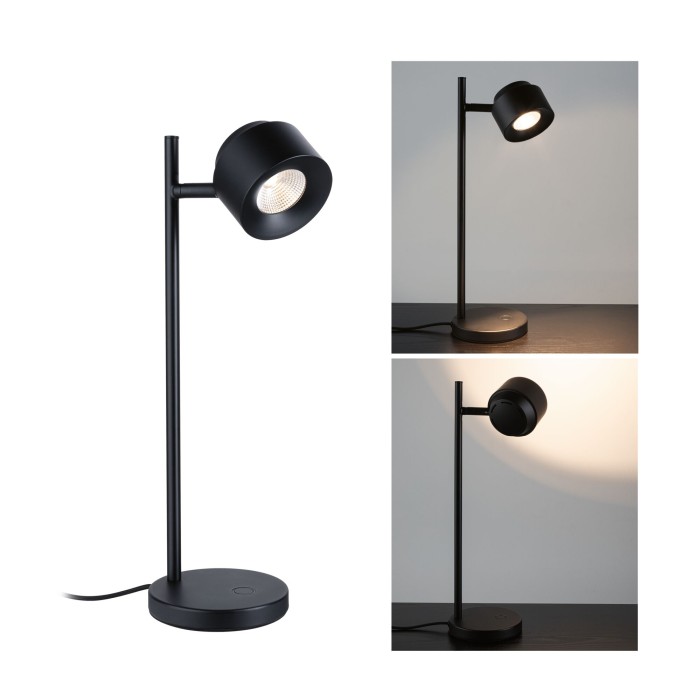 Veioză LED Puric Pane 2700K 400lm 5,5W, negru, cu flux luminos variabil în 3 pași [4]