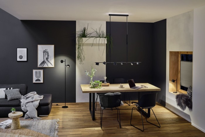 Veioză LED Puric Pane 2700K 400lm 5,5W, negru, cu flux luminos variabil în 3 pași [8]