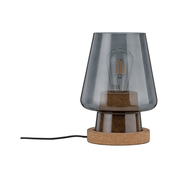 Veioză Neordic Iben max1x20W E27 sticlă afumată, plută 230V sticlă/plută [2]