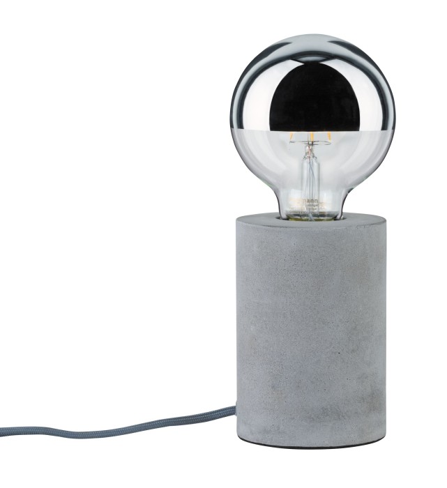 Veioză Neordic Mik rotundă max.1x20W E27 gri 230V beton   [2]