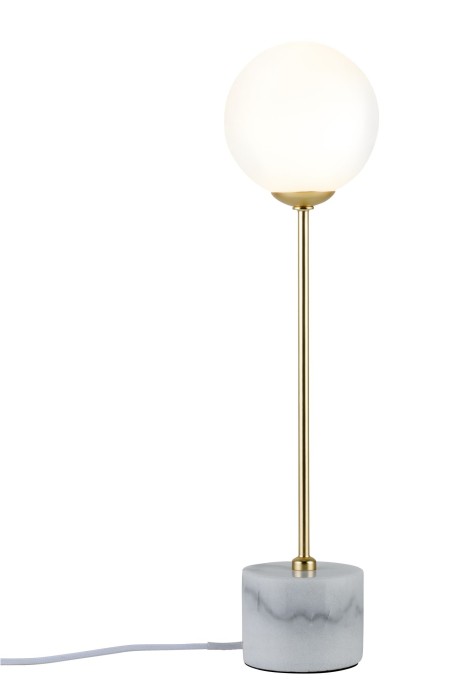 Veioză Neordic Moa max.1x10W G9 alb/auriu mat 230V sticlă/marmură/metal [2]