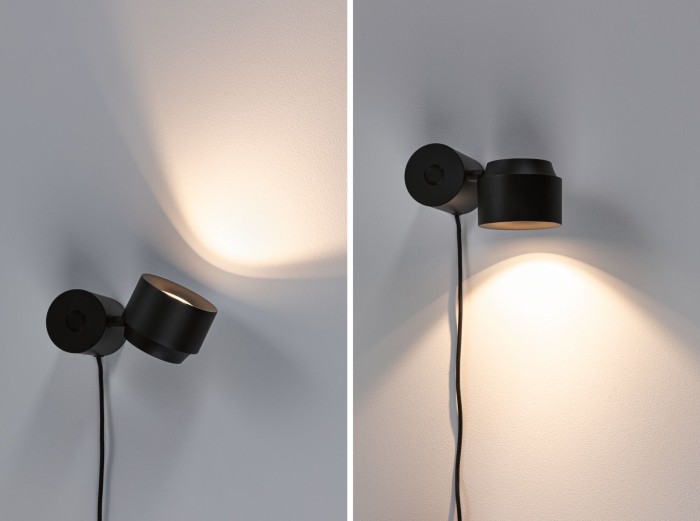 Veioză Pane I LED, 3W, negru, cu flux luminos variabil în 3 pași [6]