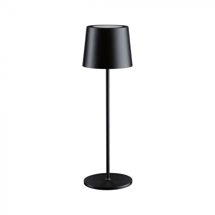 Veioză cu acumulatori Gilo, IP44, 2700K, negru mat [10]