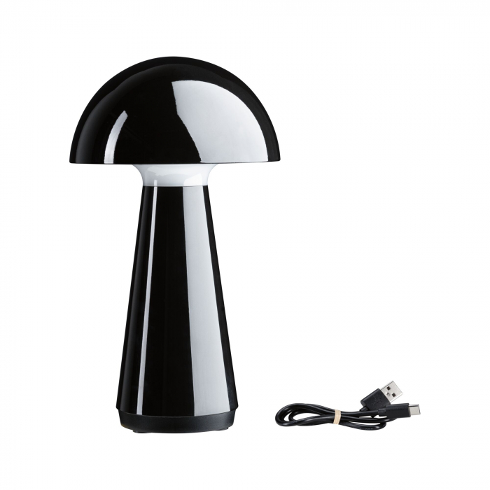 Veioză cu acumulatori Onzo, IP44, 2700K, negru, cu flux luminos variabil în 3 pași [10]