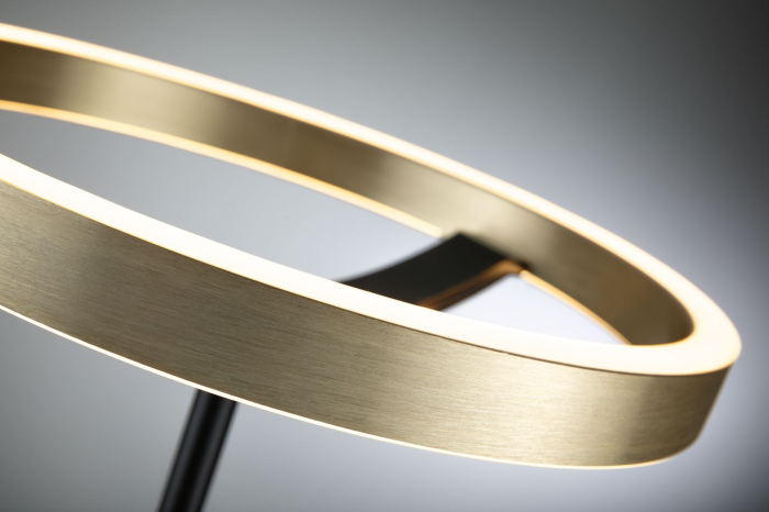 Veioza LED Melira, 2700K, 580lm, 10W, negru mat-auriu, flux luminos variabil în 3 pași [5]