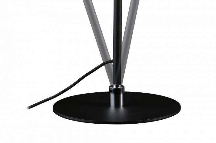 Veioză LED Odila, temperatură de culoare variabilă, 650lm, 10.4W, negru mat, crom [6]