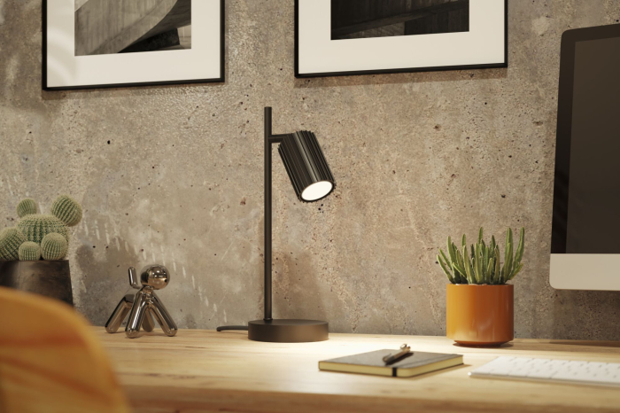 Veioza Lirena, GU10, max. 10W, negru mat, metal [4]