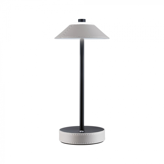 Veioză portabilă Pellini, White Switch, 300lm, 2W, Bej-negru mat [10]