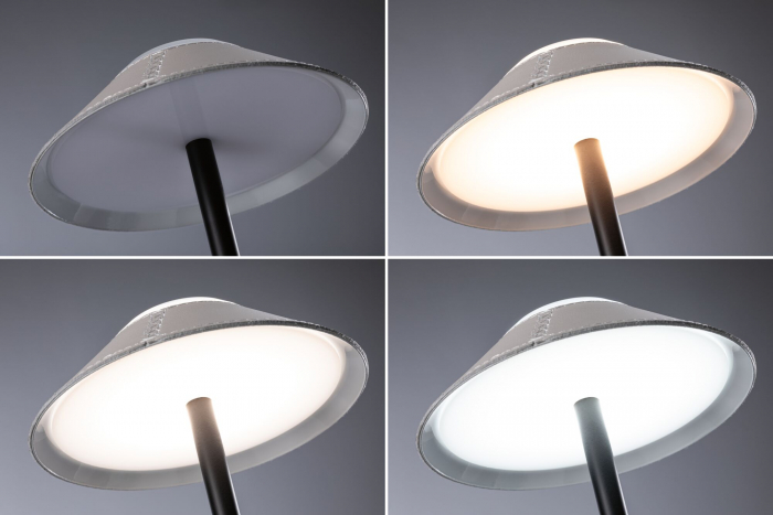 Veioză portabilă Pellini, White Switch, 300lm, 2W, Bej-negru mat [8]