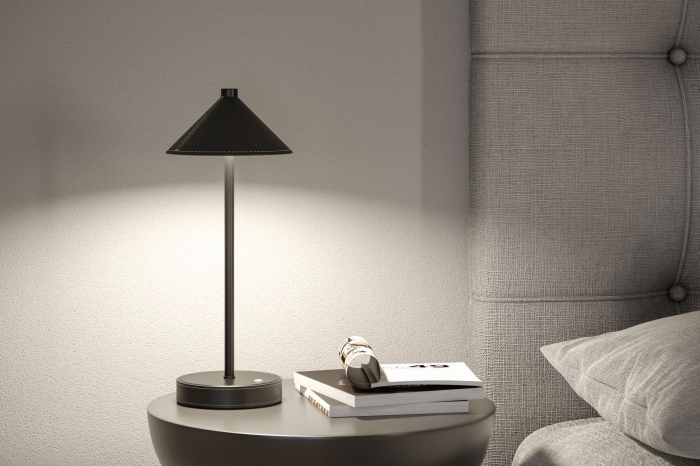 Veioză portabilă Pellini, White Switch, 300lm, 2W, Negru mat [4]