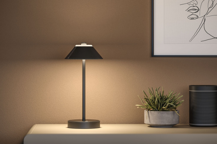 Veioză portabilă Pellini, White Switch, 300lm, 2W, negru-negru mat [3]