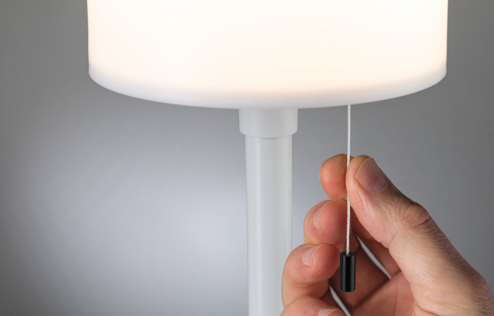 Veioză portabilă solară Bartja, IP44, alb, 2700K [8]