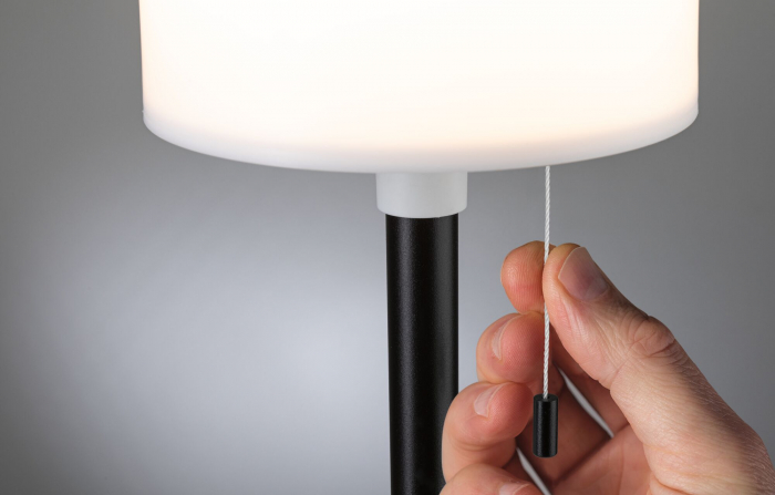 Veioză portabilă solară Bartja, IP44, negru, 2700K [6]