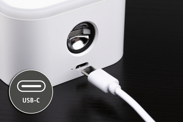Veioză portabilă Varia, White Switch, 250lm / 60lm, 1,6 / 0,4W, alb [14]