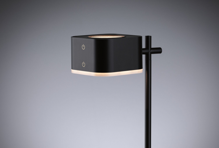 Veioză portabilă Varia,  White Switch, 250lm / 60lm, 1,6 / 0,4W negru [4]