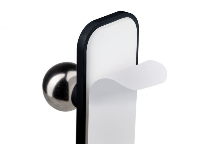 Veioză portabilă Varia,  White Switch, 250lm / 60lm, 1,6 / 0,4W negru [15]