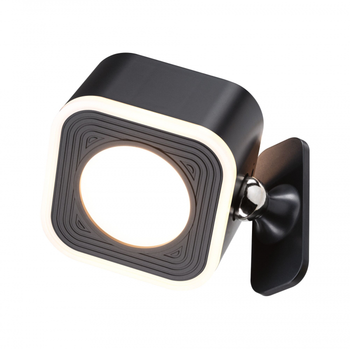 Veioză portabilă Varia,  White Switch, 250lm / 60lm, 1,6 / 0,4W negru [12]