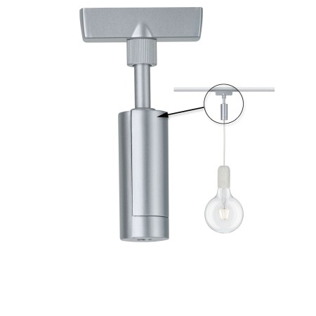 Adaptor pendul pentru șină Urail, crom mat [2]