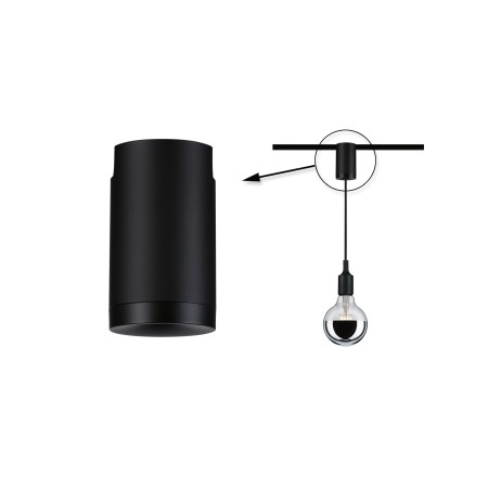 Adaptor pendul pentru șină Urail, negru mat [2]