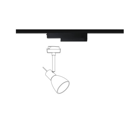 Adaptor URail ZigBee On/Off/Dimm 50W, negru mat [2]