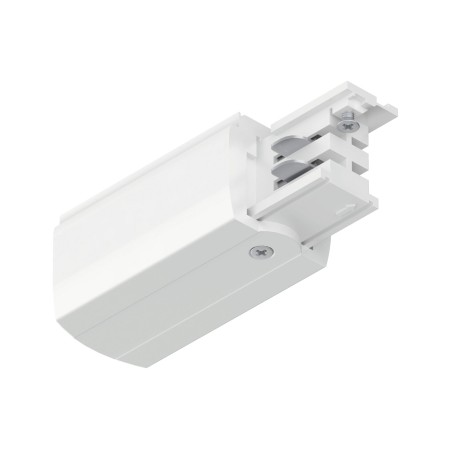 Alimentare ProRail3 - Alimentare de capăt pentru șină trifazică Paulmann ProRail3, dreapta, 99,5x35mm, max. 3.680W, alb