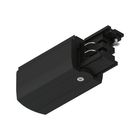 Alimentare ProRail3 - Alimentare de capăt pentru șină trifazică Paulmann ProRail3, stânga, 99,5x35mm, max. 3.680W, negru