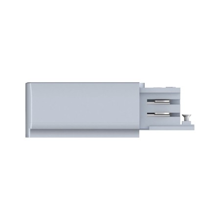 Alimentare de capăt pentru șină trifazică Paulmann ProRail3, stânga, 99,5x35mm, max. 3.680W, argintiu [1]