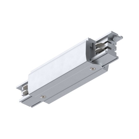 Alimentare ProRail3 - Alimentare de mijloc pentru șină trifazică Paulmann ProRail3, 167x35mm, max. 3680W, argintiu
