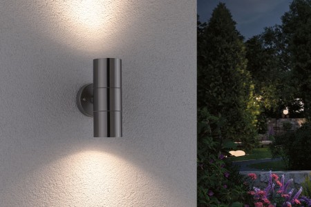 Aplică de exterior Flame 230V IP 44 2x35W GU10, inox [3]