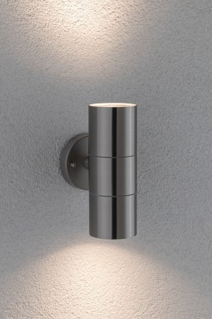 Aplică de exterior Flame 230V IP 44 2x35W GU10, inox [4]
